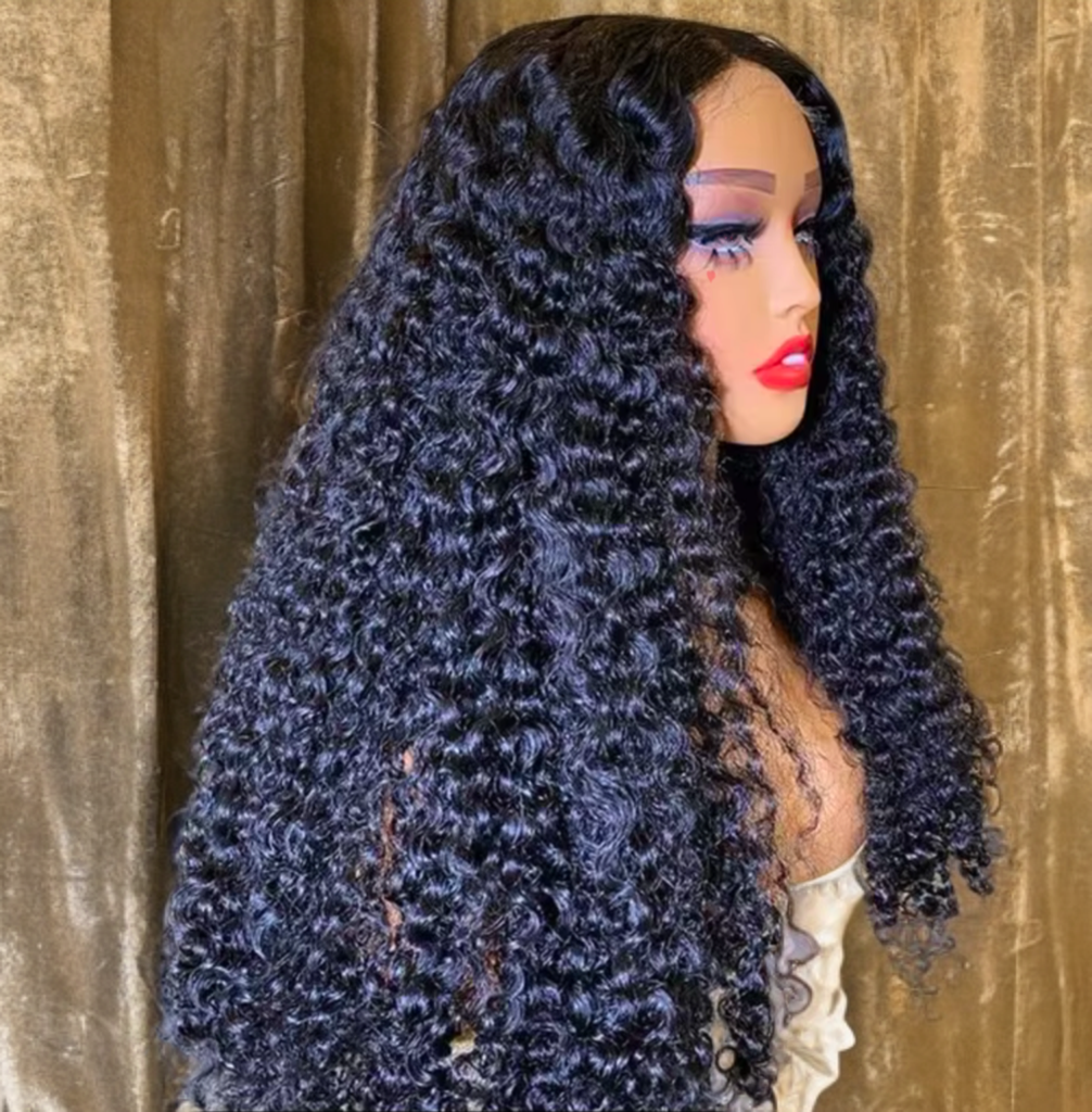 200% Density Lace Closure Deep Wave Wigs