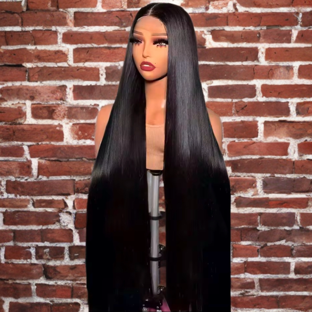 200% Density Lace Closure Straight Wigs