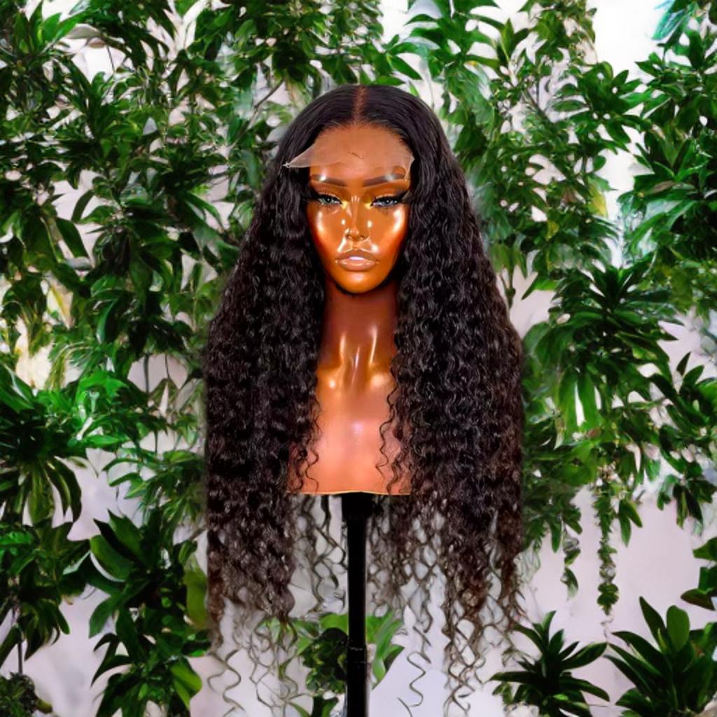 150% Density Lace Closure Deep Wave Wigs